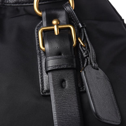 Prada Tessuto Nylon Cervo Shoulder Bag Black 11 of 11