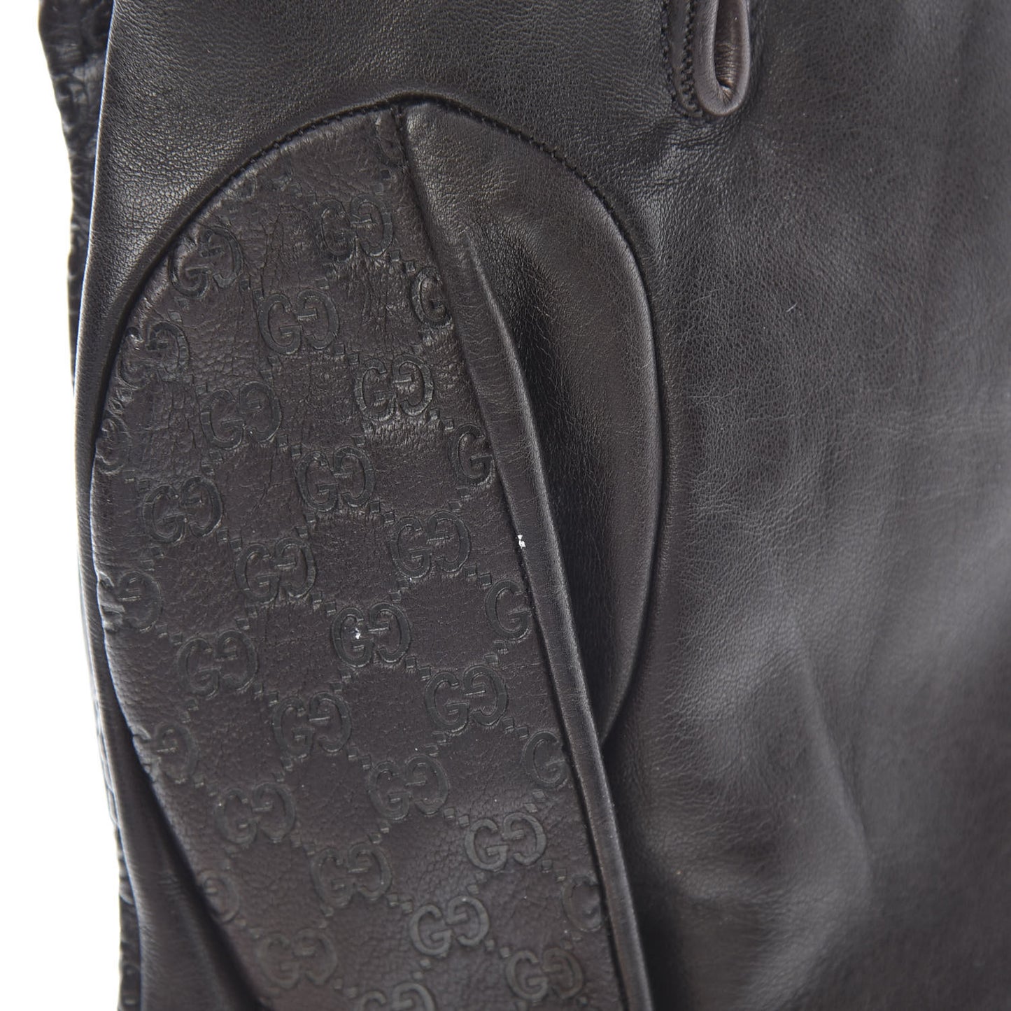 Nappa Microguccissima Gloves 10 Chocolate