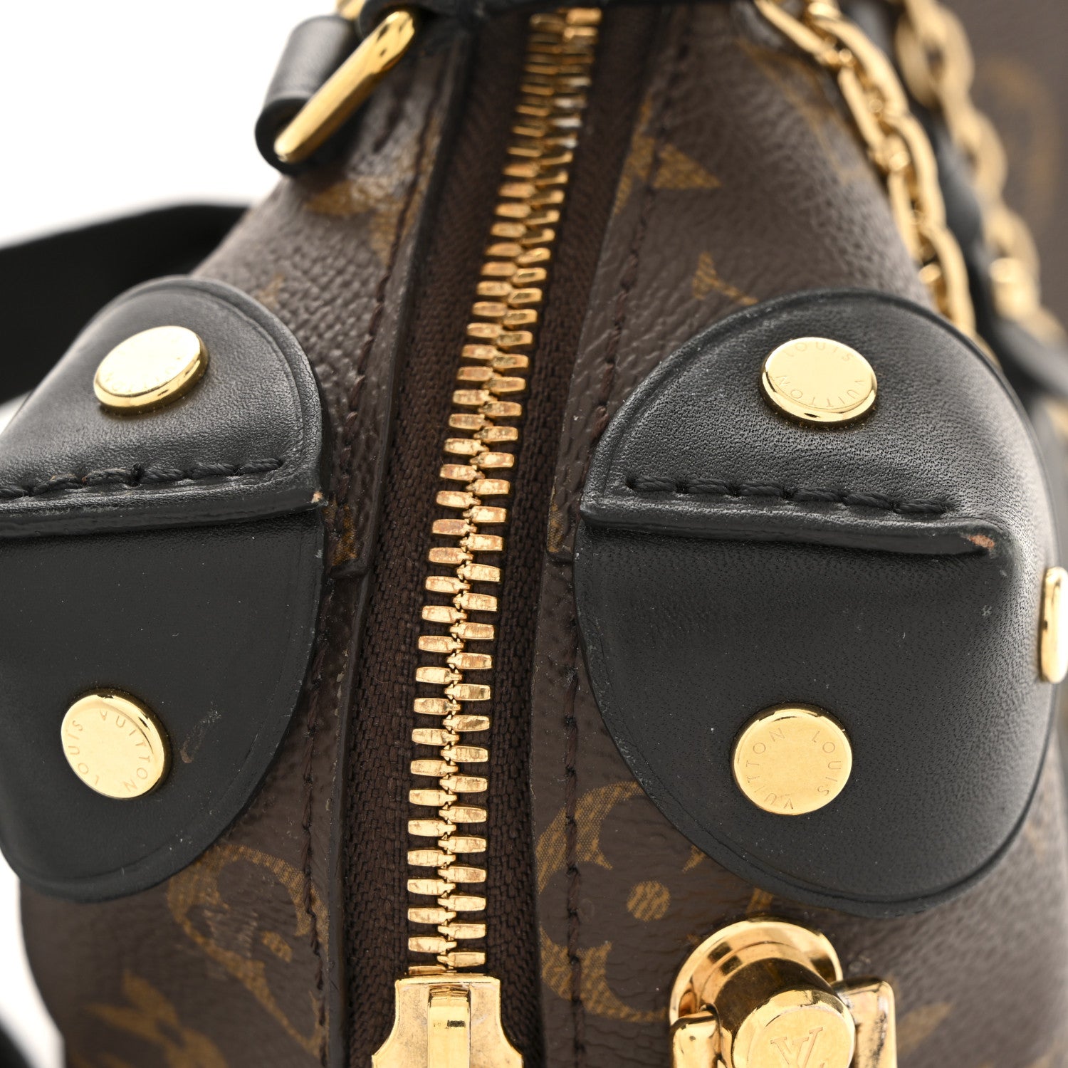 Louis Vuitton Monogram Petite Malle Souple Black 13 of 13