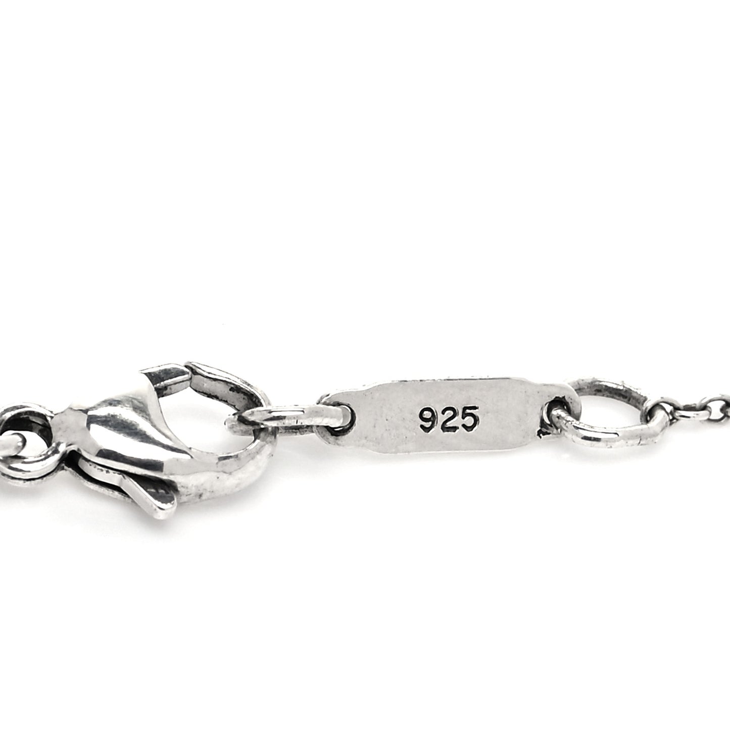 Sterling Silver 1837 Circle Lock Necklace