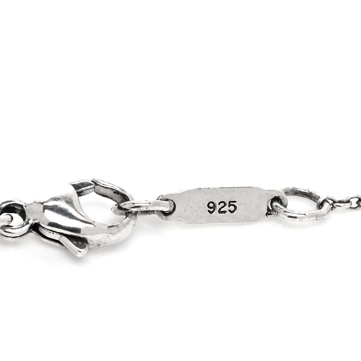 Tiffany Sterling Silver 1837 Circle Lock Necklace 5 of 6