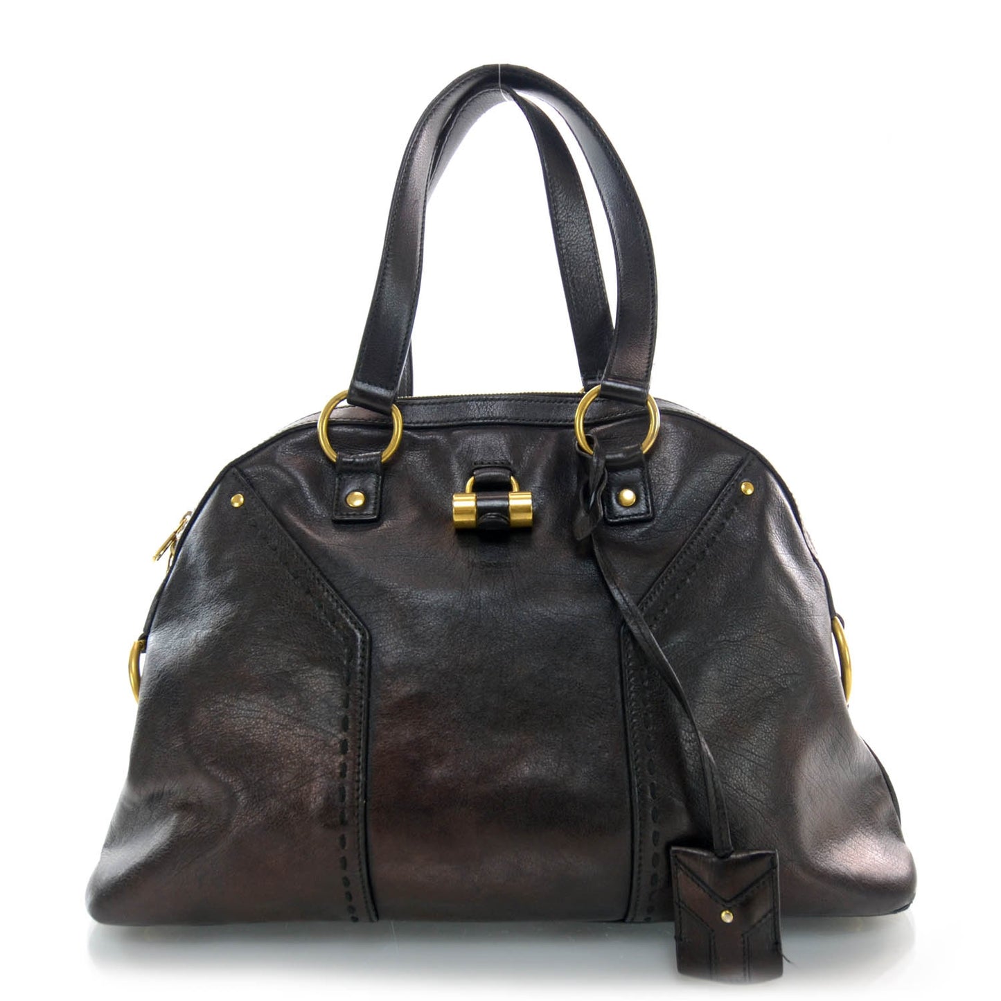 Leather Large Muse Black