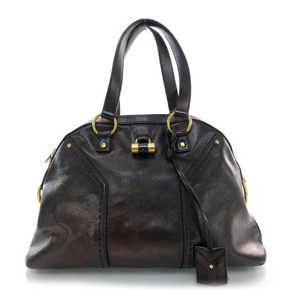 Saint Laurent Leather Large Muse Black 1 of 7