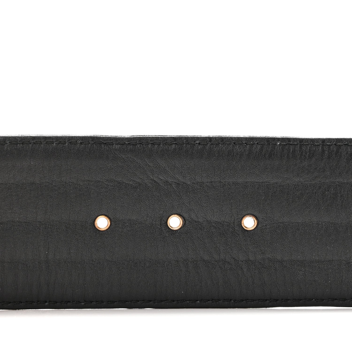 Chanel Calfskin Stitched CC Belt Black 5 of 10