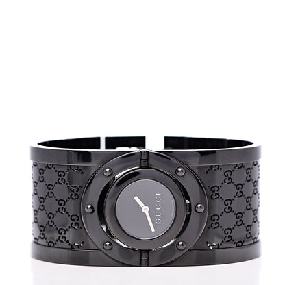 Gucci PVD Stainless Steel 33mm Twirl Quartz Watch Black 3 of 5