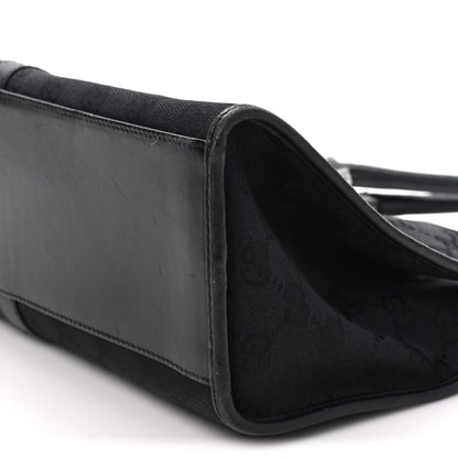 Gucci Monogram Jackie Shoulder Bag Black 10 of 11