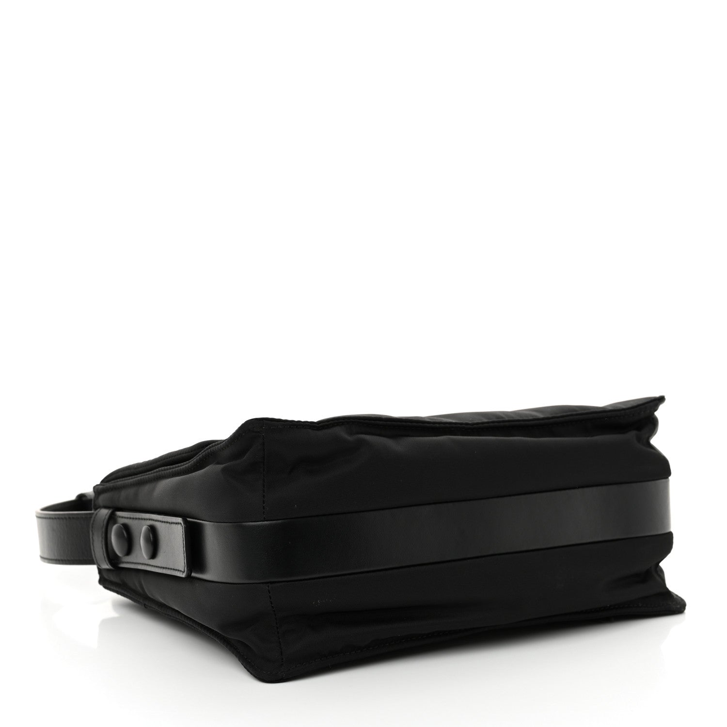 Prada Re-Nylon Vitello Padded Small Flap Shoulder Bag Black 4 of 10