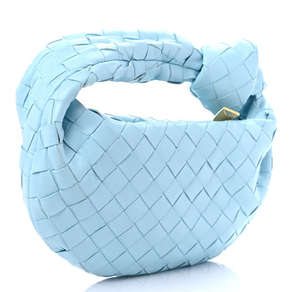 Bottega Veneta Nappa Intrecciato Mini Jodie Teal Washed 2 of 8