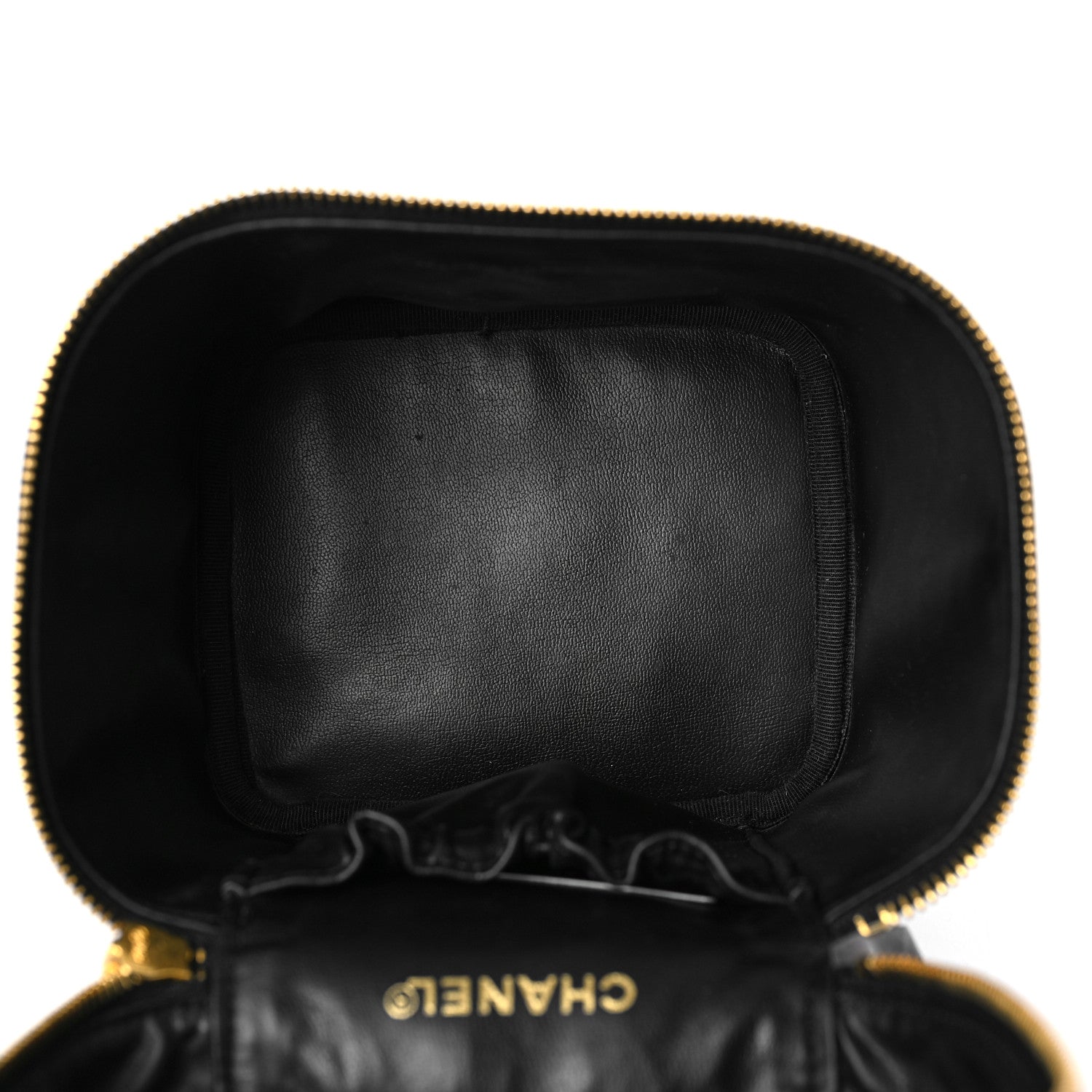 Chanel Caviar Vanity Cosmetic Case Black 6 of 9