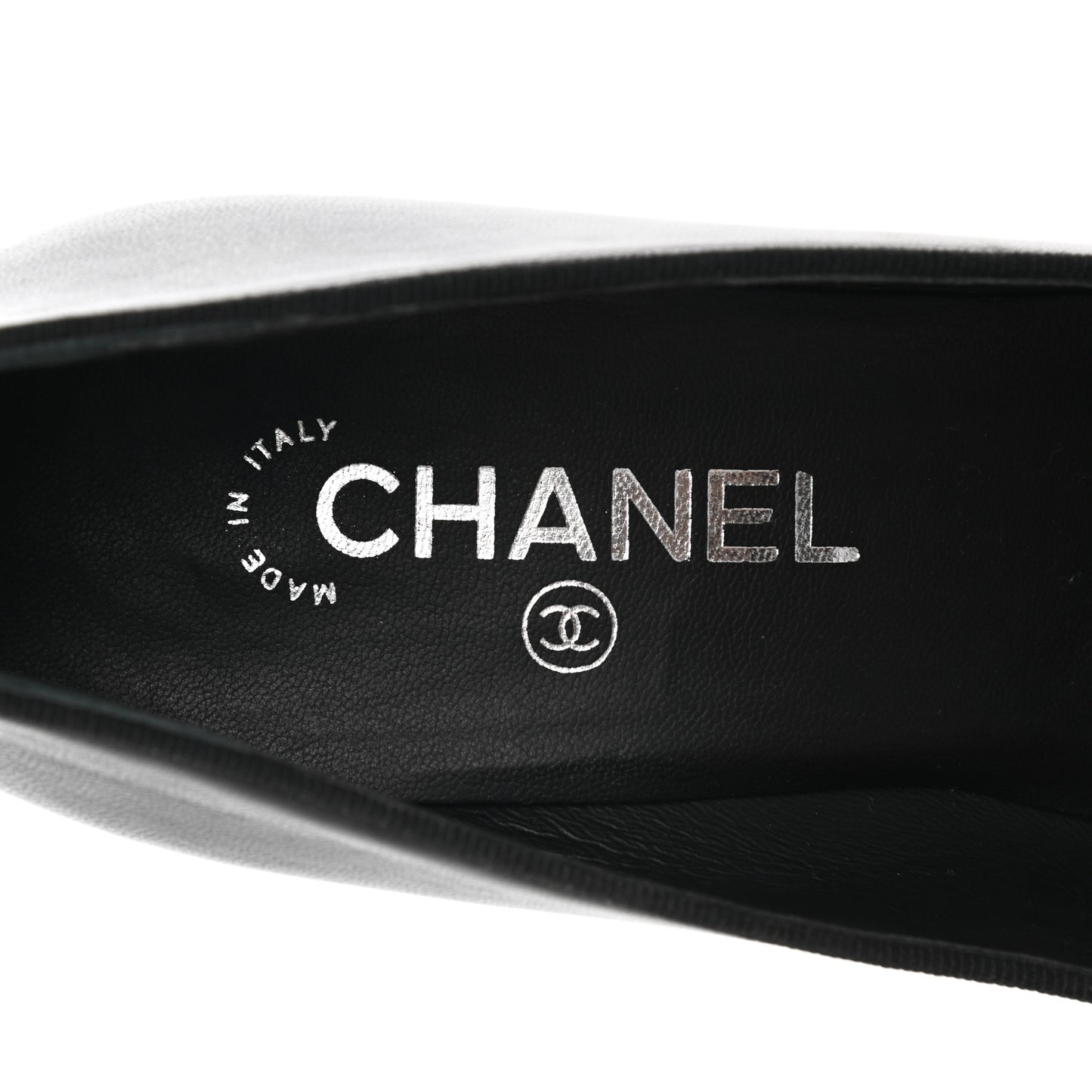 Lambskin Cap Toe CC Pumps 39 Black