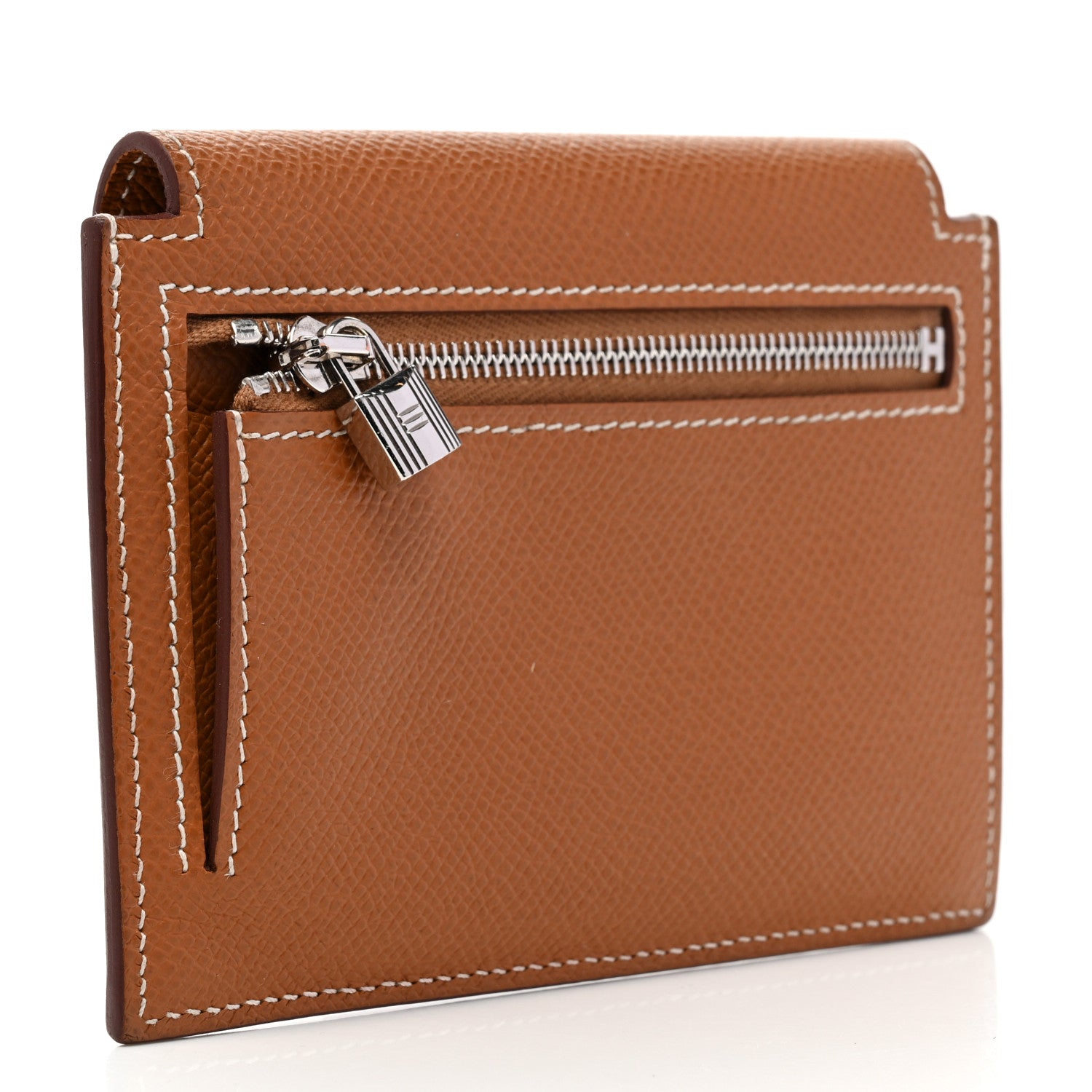 Hermes Epsom Kelly Pocket Compact Wallet Gold 3 of 8
