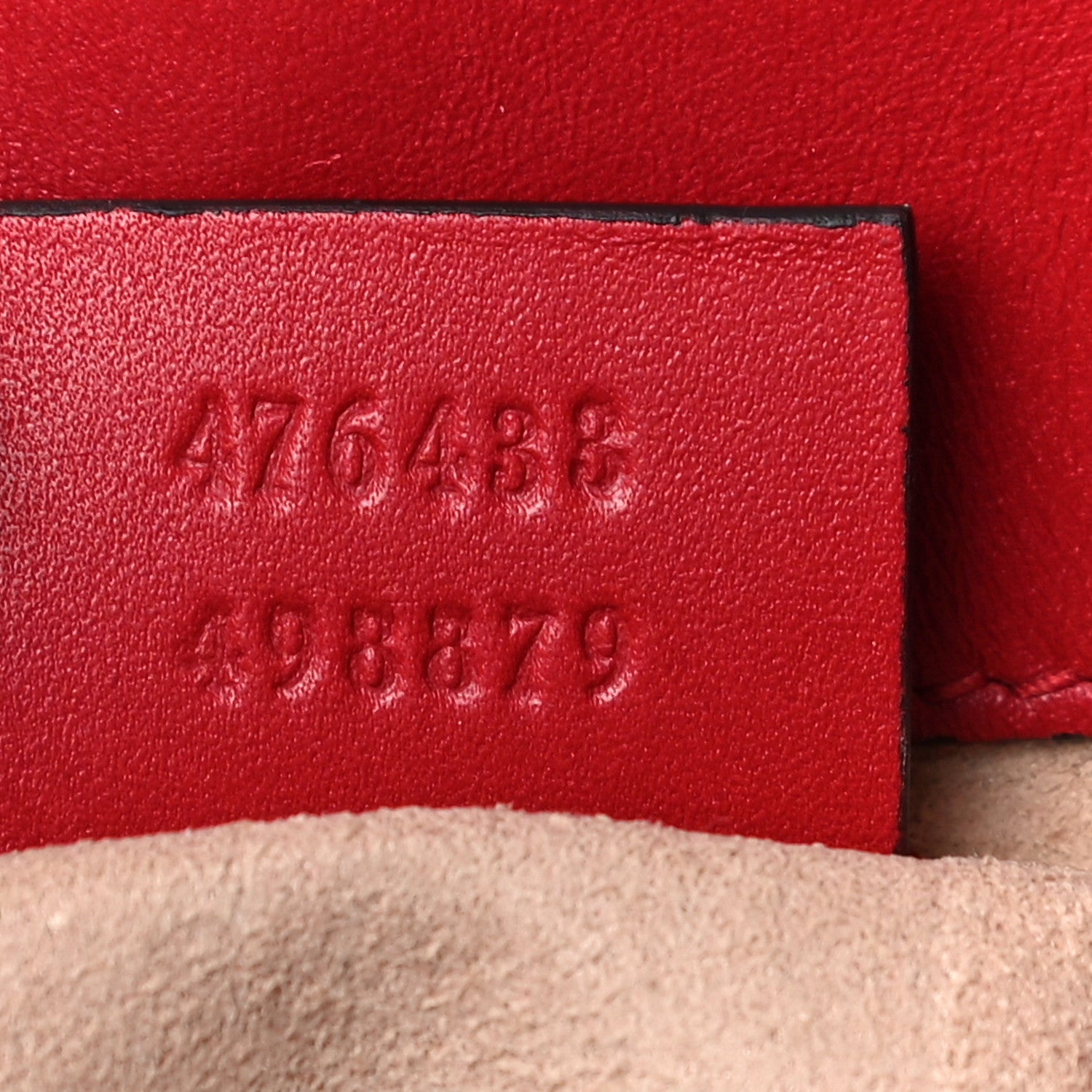 Gucci Calfskin Matelasse Super Mini GG Marmont Shoulder Bag Hibiscus Red 7 of 16