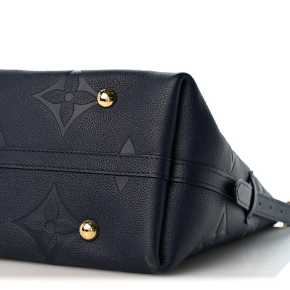 Louis Vuitton Empreinte Monogram Giant CarryAll MM Navy 10 of 10