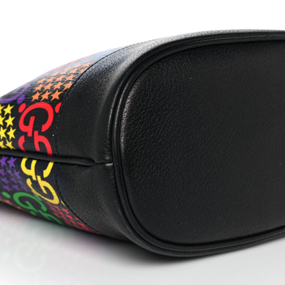 Gucci GG Supreme Monogram Psychedelic Bucket Bag Black 7 of 9