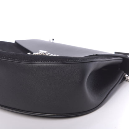 Chloe Suede Smooth Calfskin Drew Shoulder Bag Black 8 of 10