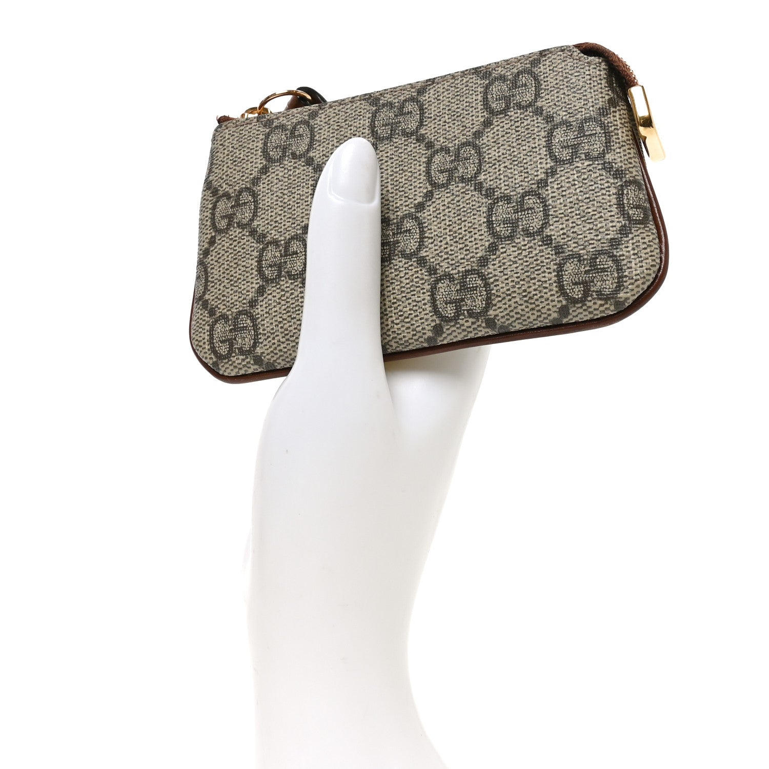 Gucci GG Supreme Monogram Key Case Brown 2 of 8