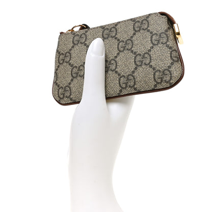 Gucci GG Supreme Monogram Key Case Brown 2 of 8