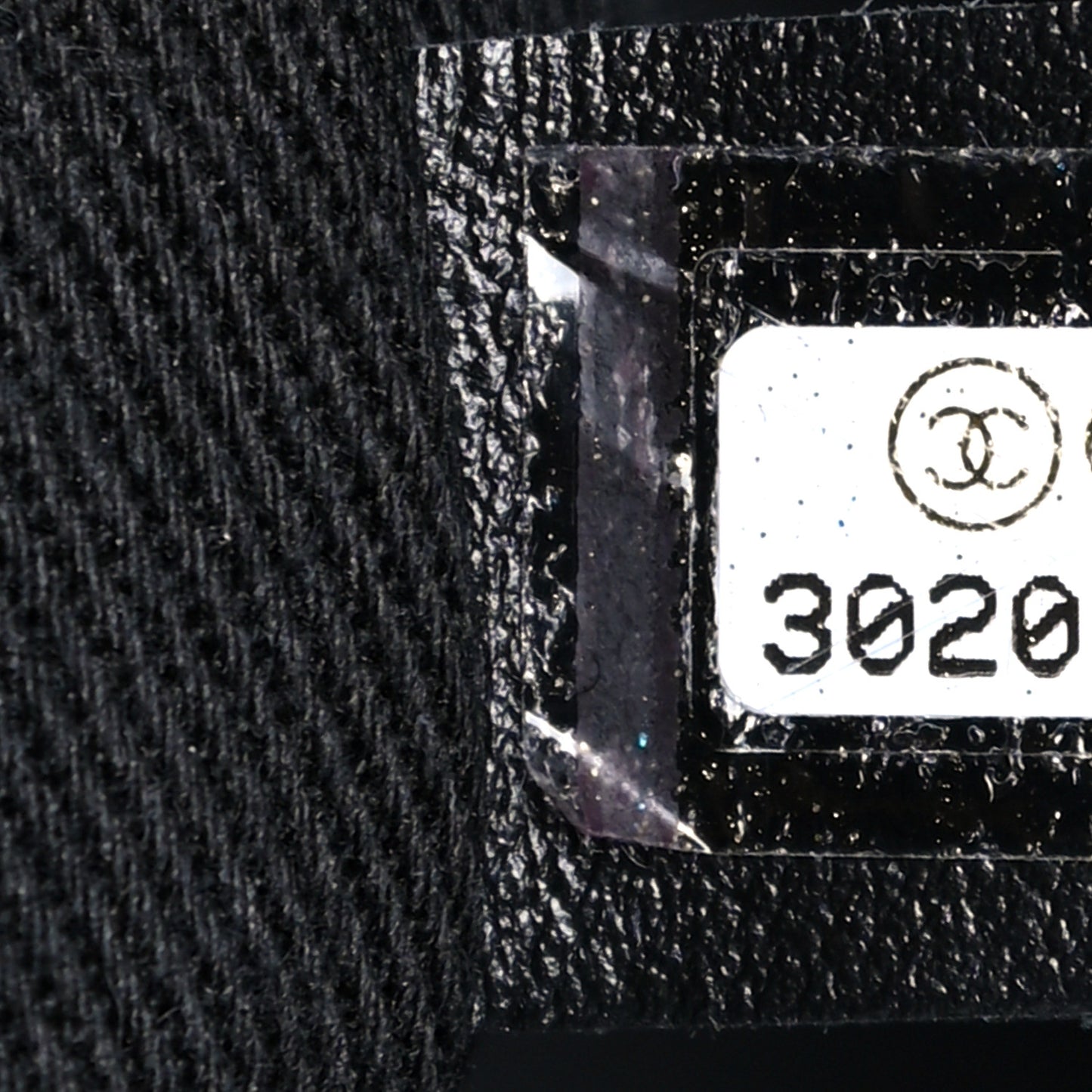 Calfskin Sequin Medium Deauville Tote Black