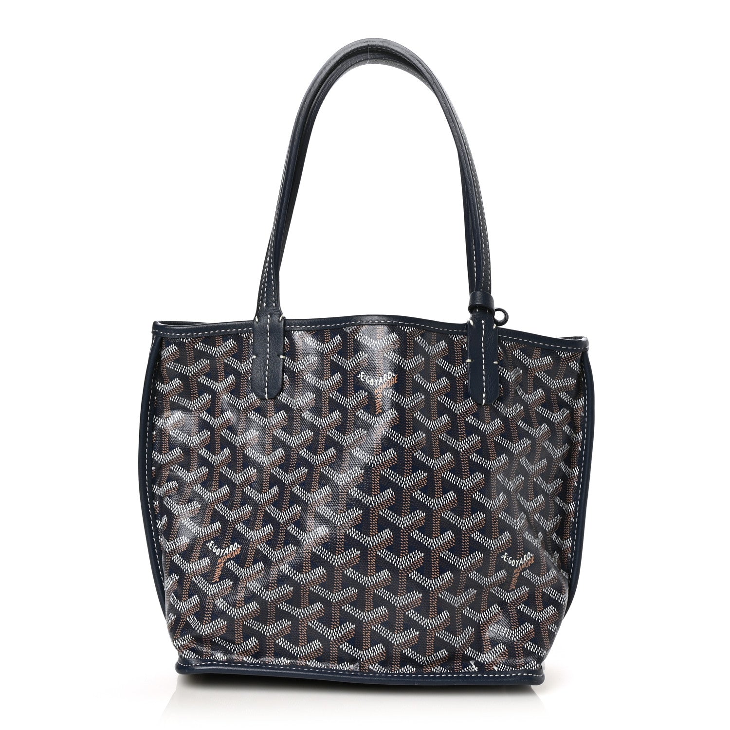 Goyard Goyardine Reversible Mini Anjou Navy 3 of 12