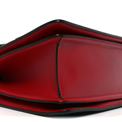 Gucci Calfskin Sylvie Web Small Queen Margaret Top Handle Bag Blue Agata Hibiscus Red Mystic White Sugar Pink 9 of 10