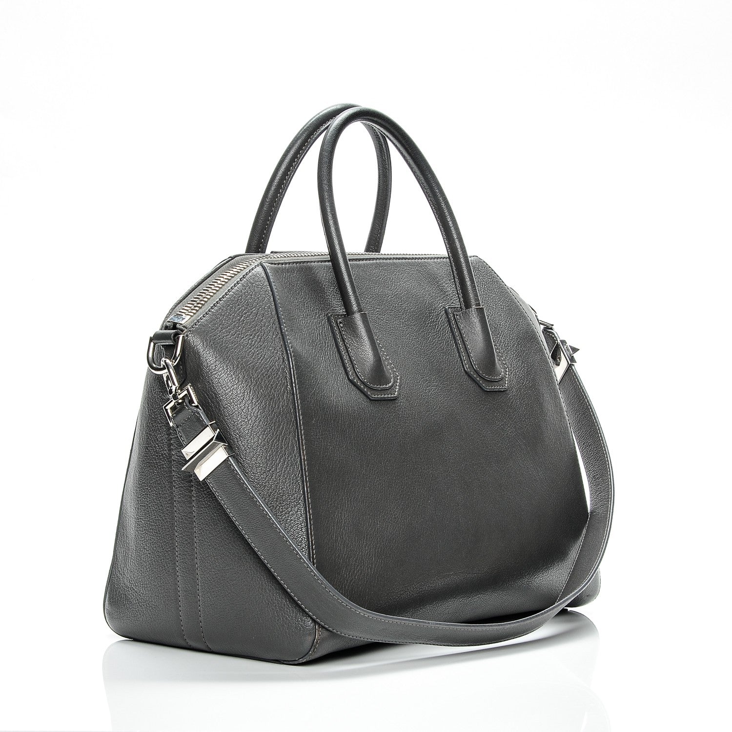 Givenchy Sugar Goatskin Medium Antigona Dark Grey 3 of 16