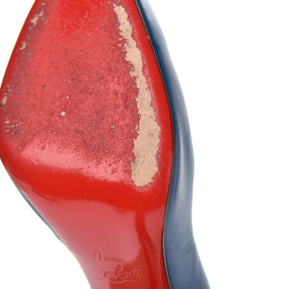 Christian Louboutin Shiny Nappa Iriza 100 Pumps 38.5 Espadon 9 of 11