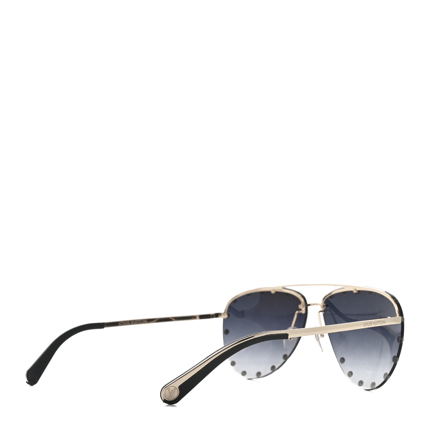 Metal Monogram The Party Aviator Gradient Sunglasses Z1397U Gold