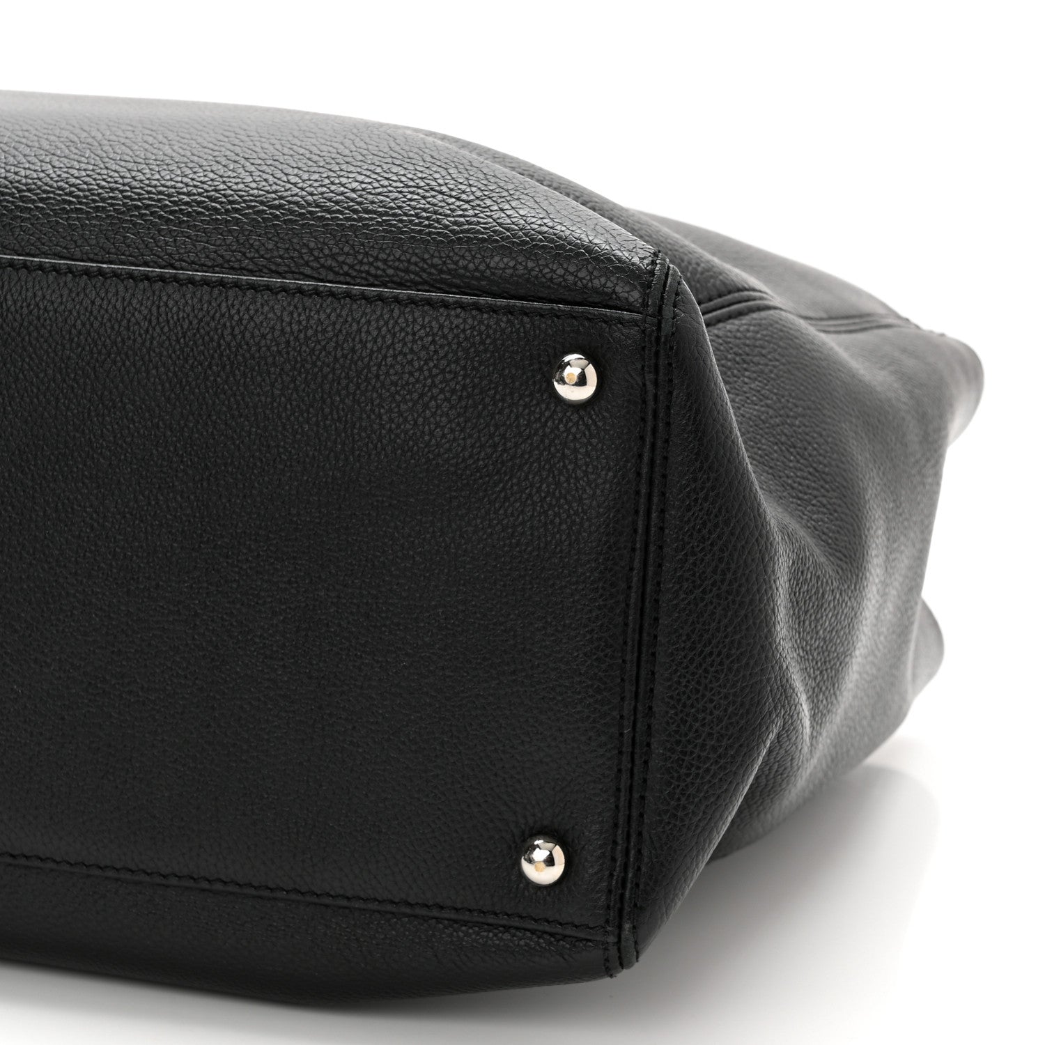 Chanel Calfskin Cerf Executive Shopper Tote Black 11 of 12