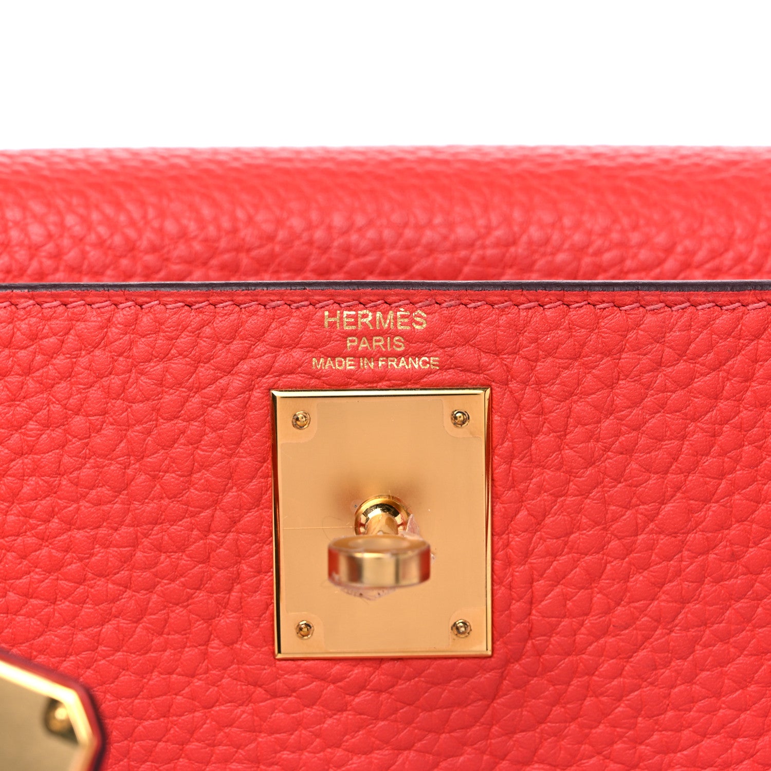 Hermes Taurillon Clemence Kelly Retourne 28 Rouge Pivoine 6 of 17