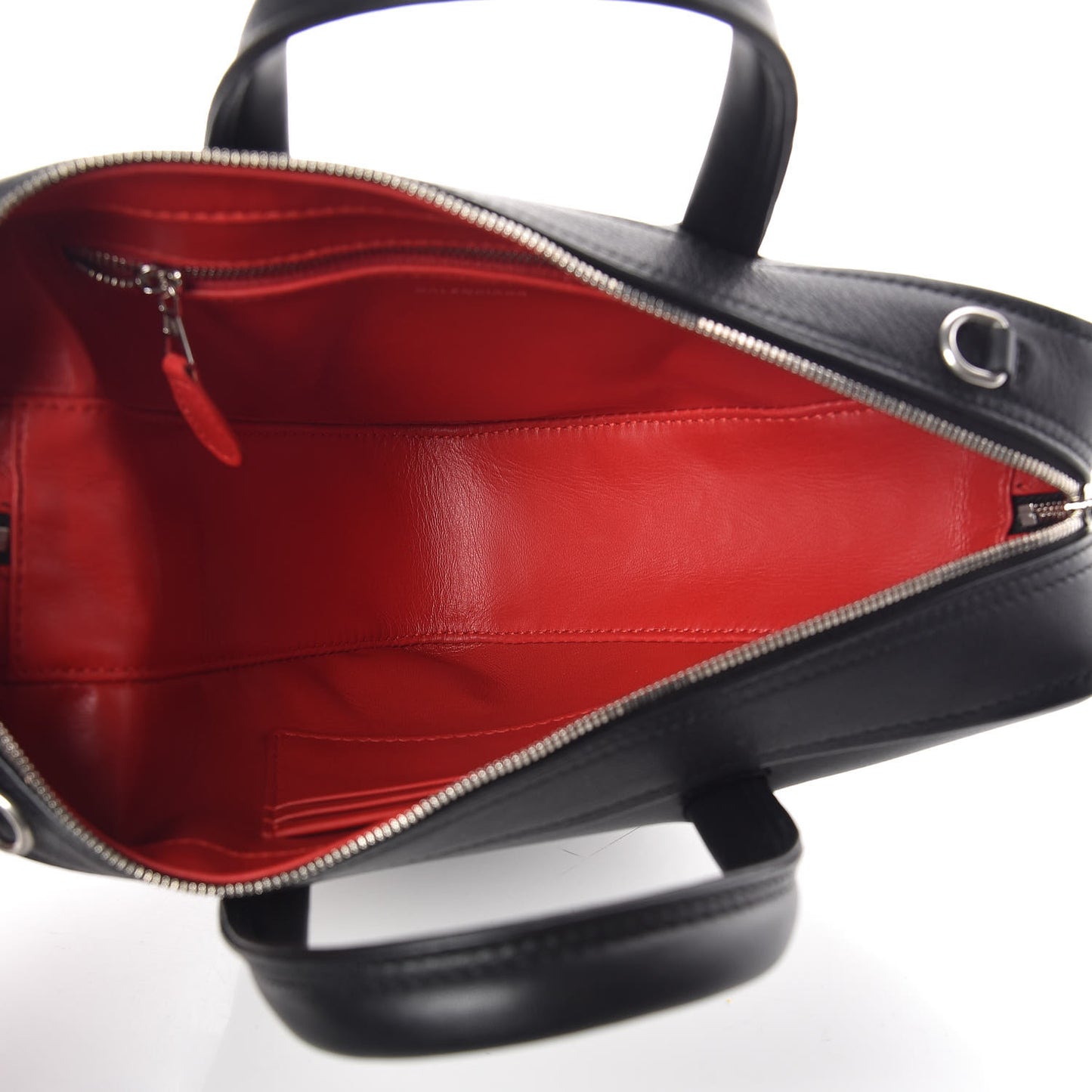 Calfskin XS Triangle Duffle Black
