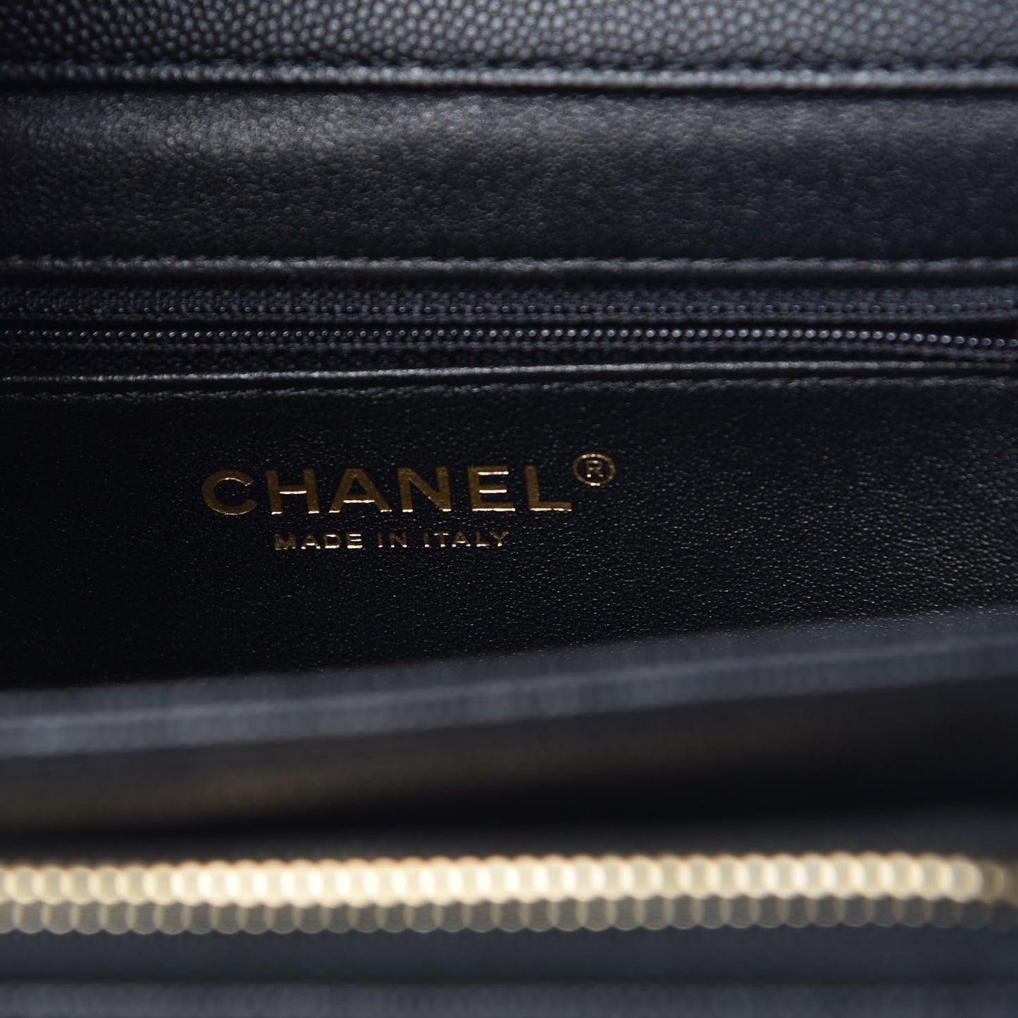 Caviar Quilted Small Business Affinity Flap Black