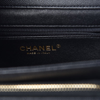 Chanel Caviar Quilted Small Business Affinity Flap Black 6 of 9