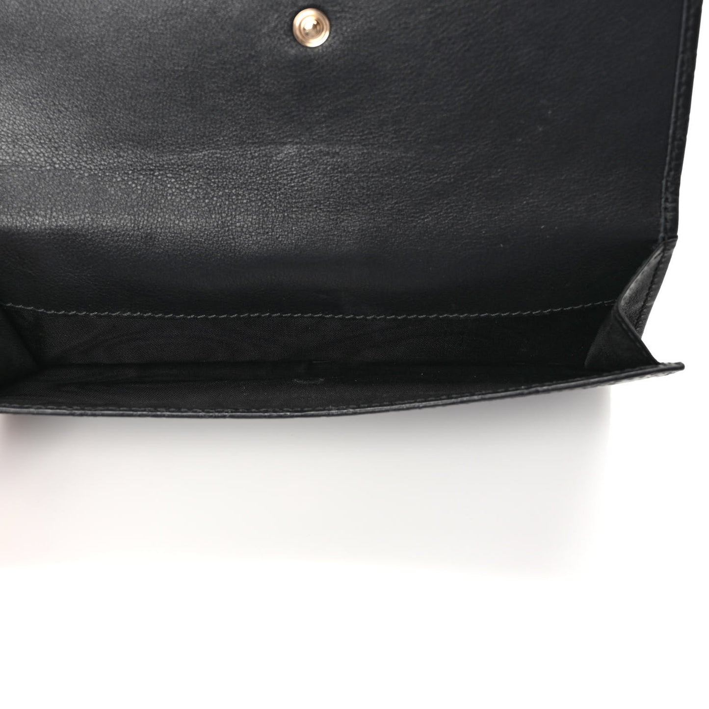 Microguccissima Continental Flap Wallet Black