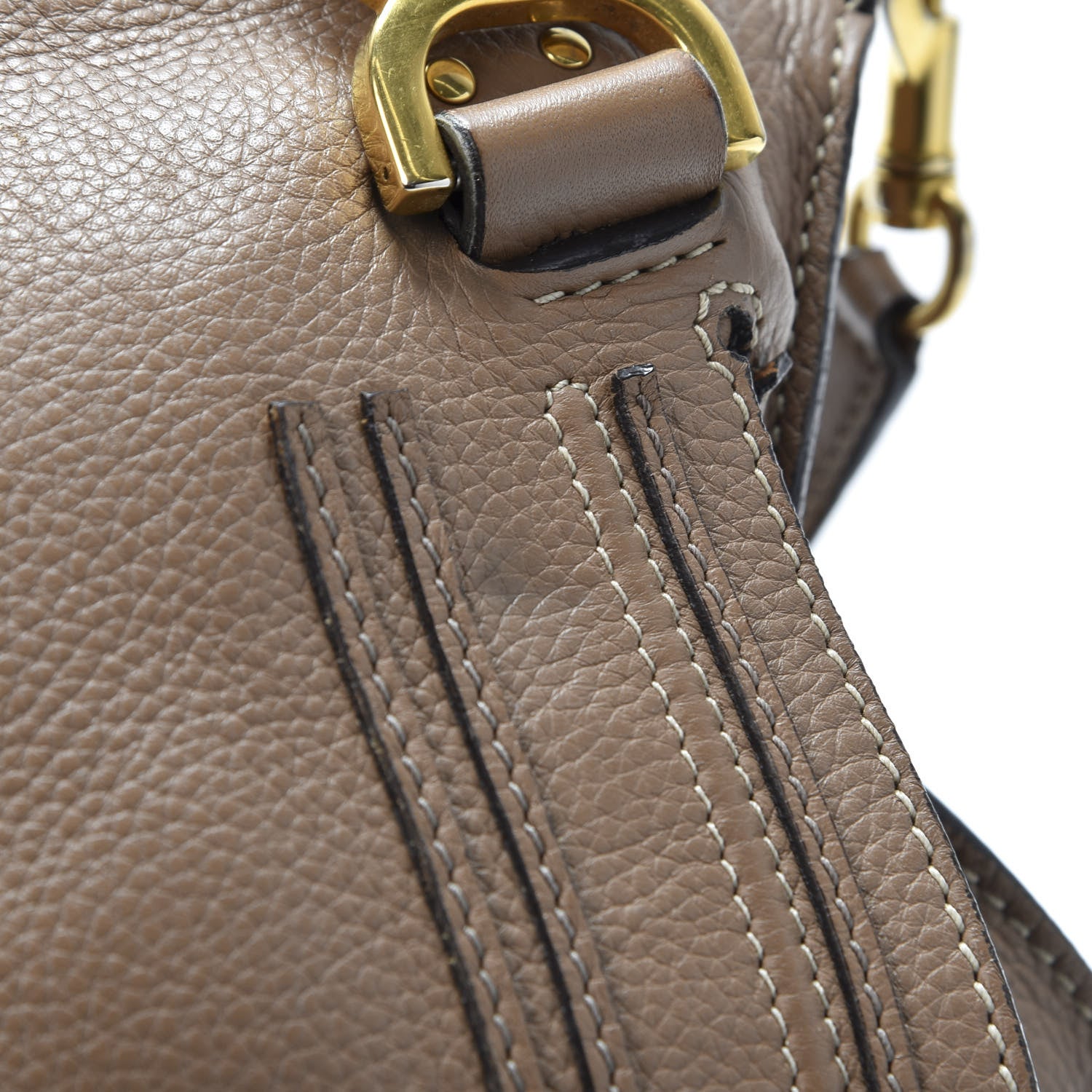 Chloe Calfskin Medium Marcie Satchel Nut 9 of 14