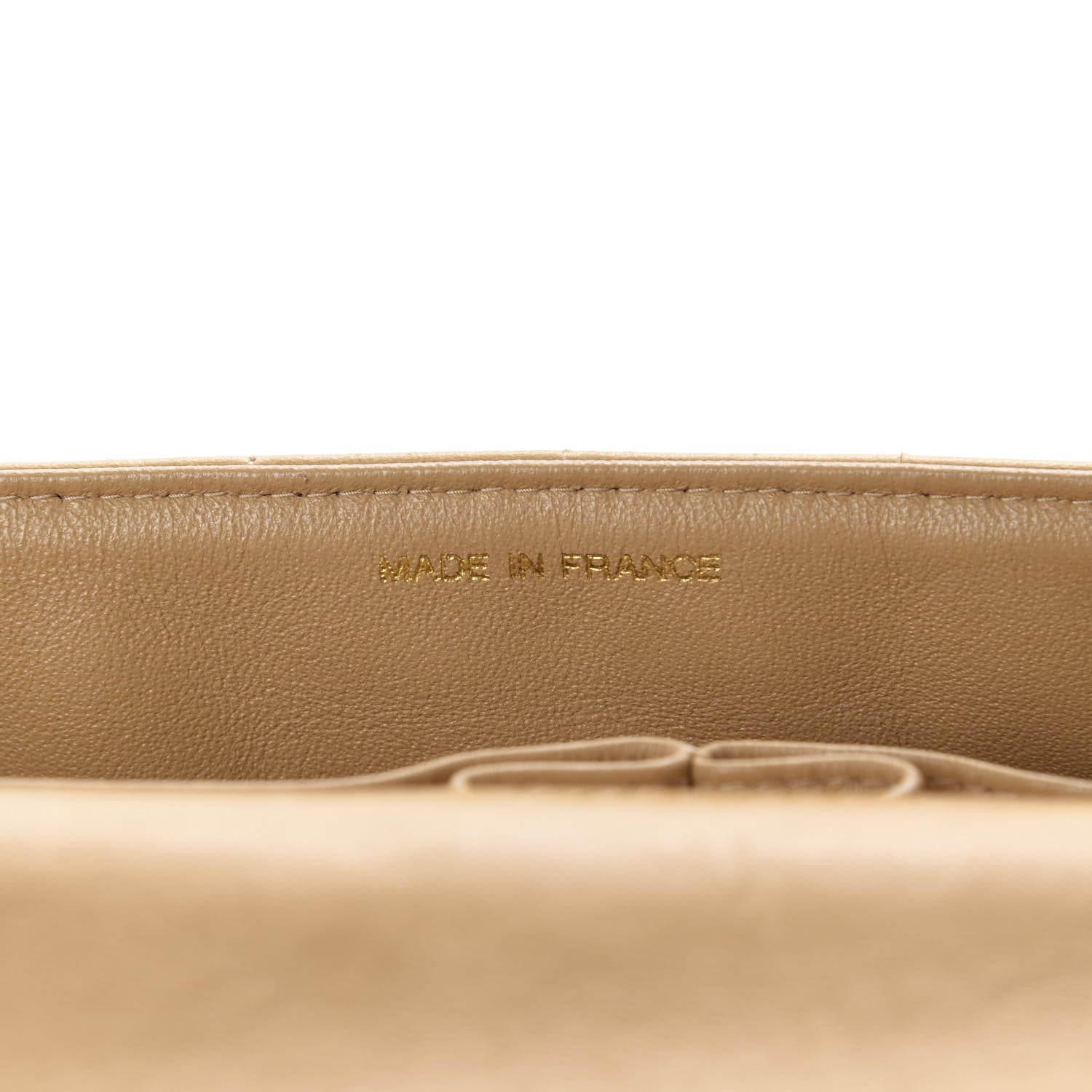 Chanel Lambskin East West Chocolate Bar Flap Beige 9 of 13