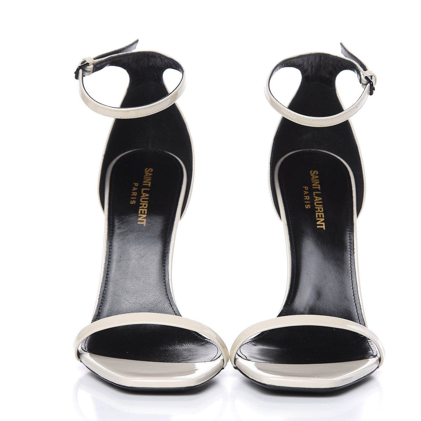 Patent Calfskin Opyum Sandals 39.5 Neutro