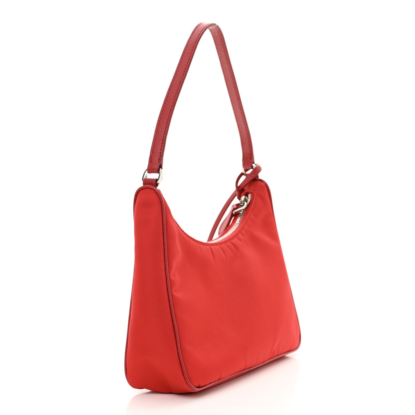 Re-Nylon Saffiano Mini Re-Edition 2005 Bag Rosso