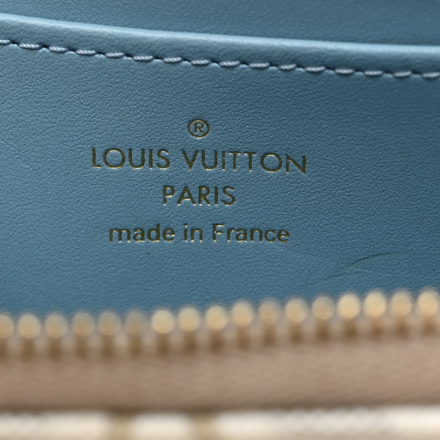 LOUIS VUITTON Jacquard Since 1854 Zippy Coin Purse Blue