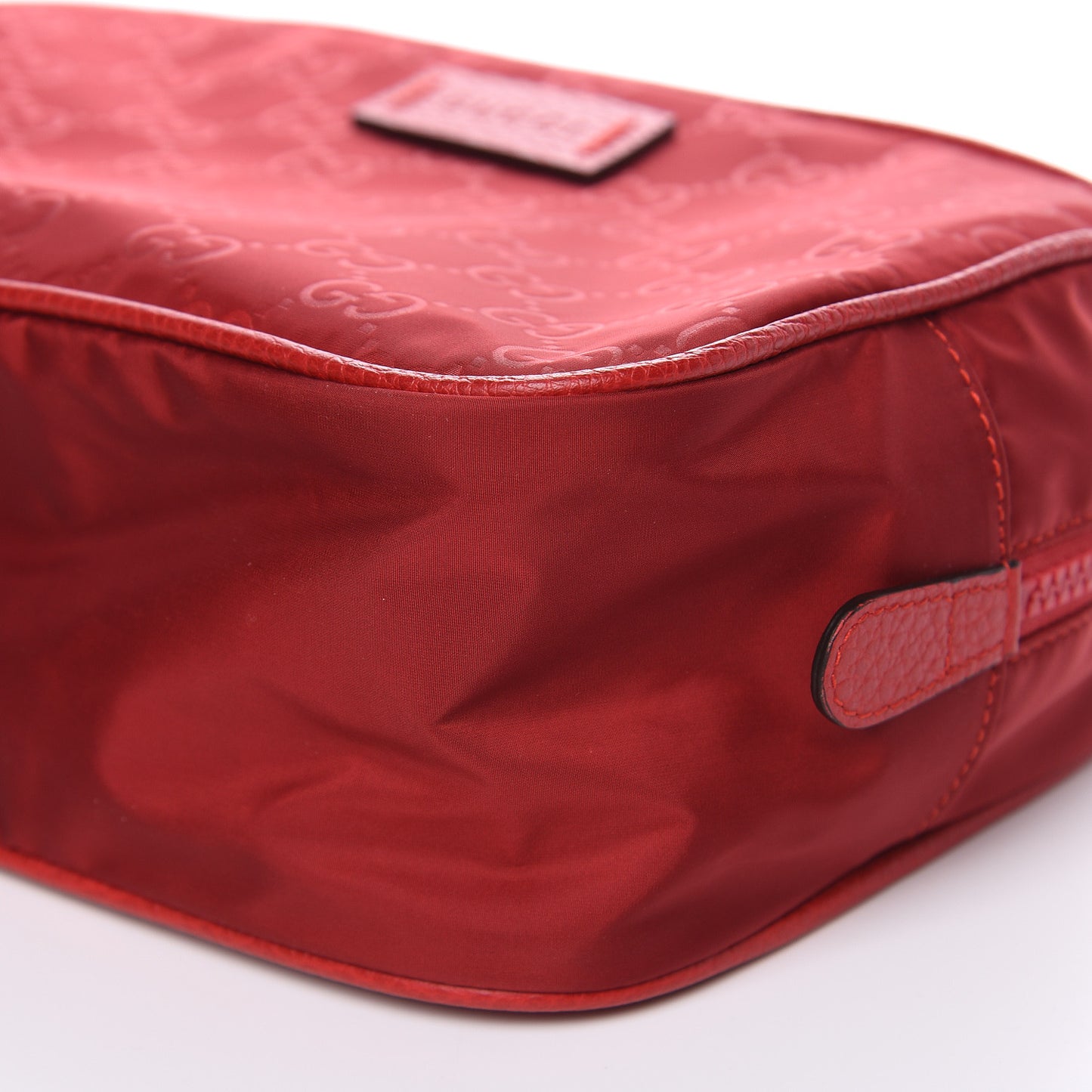 Nylon Monogram Dolmias Pouch Vibrant Red