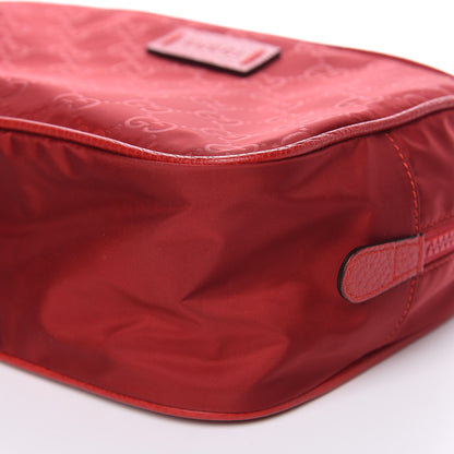 Gucci Nylon Monogram Dolmias Pouch Vibrant Red 10 of 10