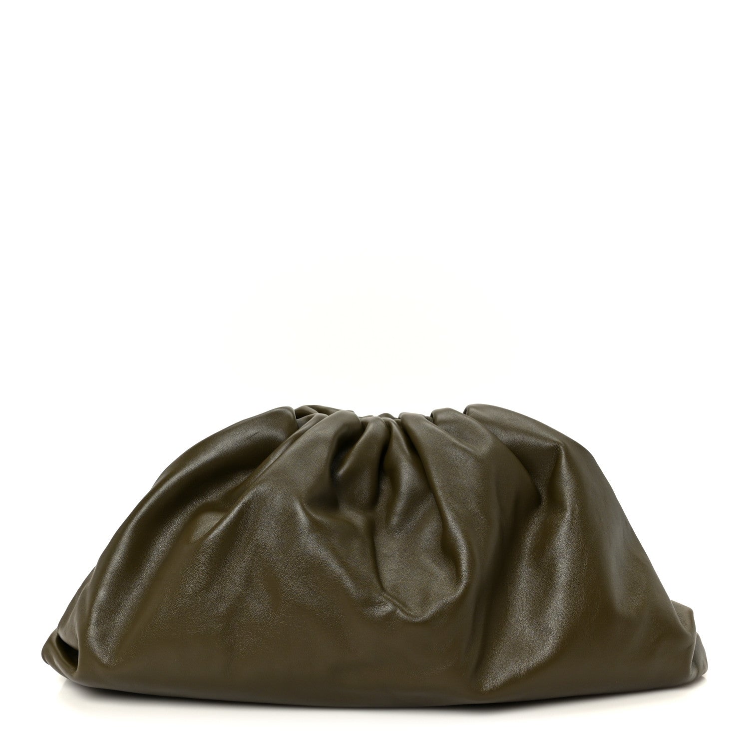 Bottega Veneta Smooth Butter Calf The Pouch Oversized Clutch Mustard 1 of 11