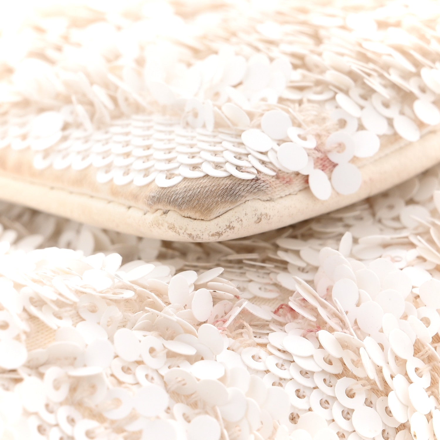 Chanel Sequin Mini Rectangular Flap White 1873734 – FASHIONPHILE