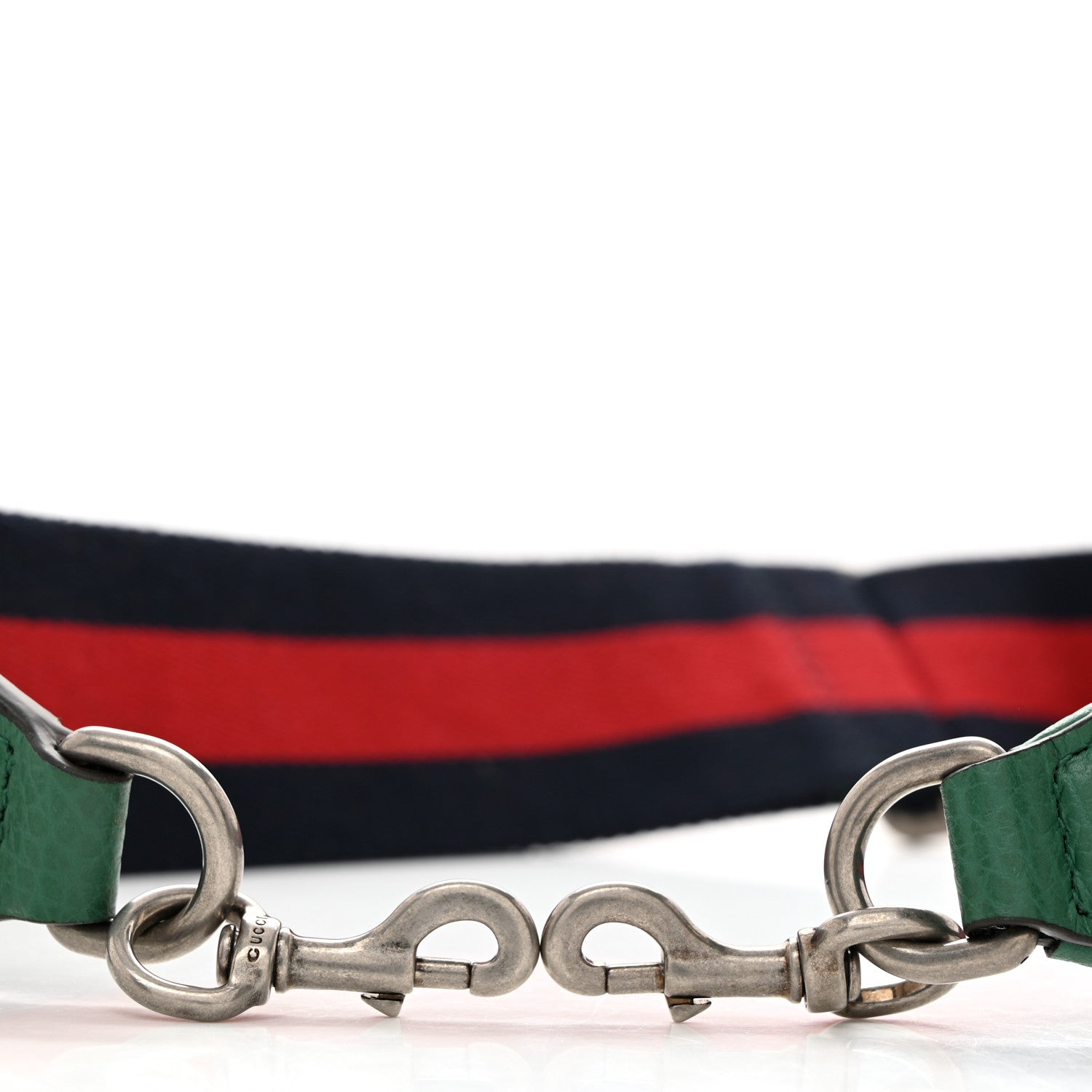 Gucci Canvas Web Shoulder Strap Navy Red Green 3 of 4