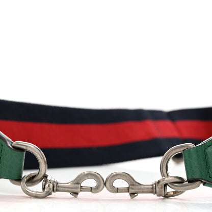 Gucci Canvas Web Shoulder Strap Navy Red Green 3 of 4