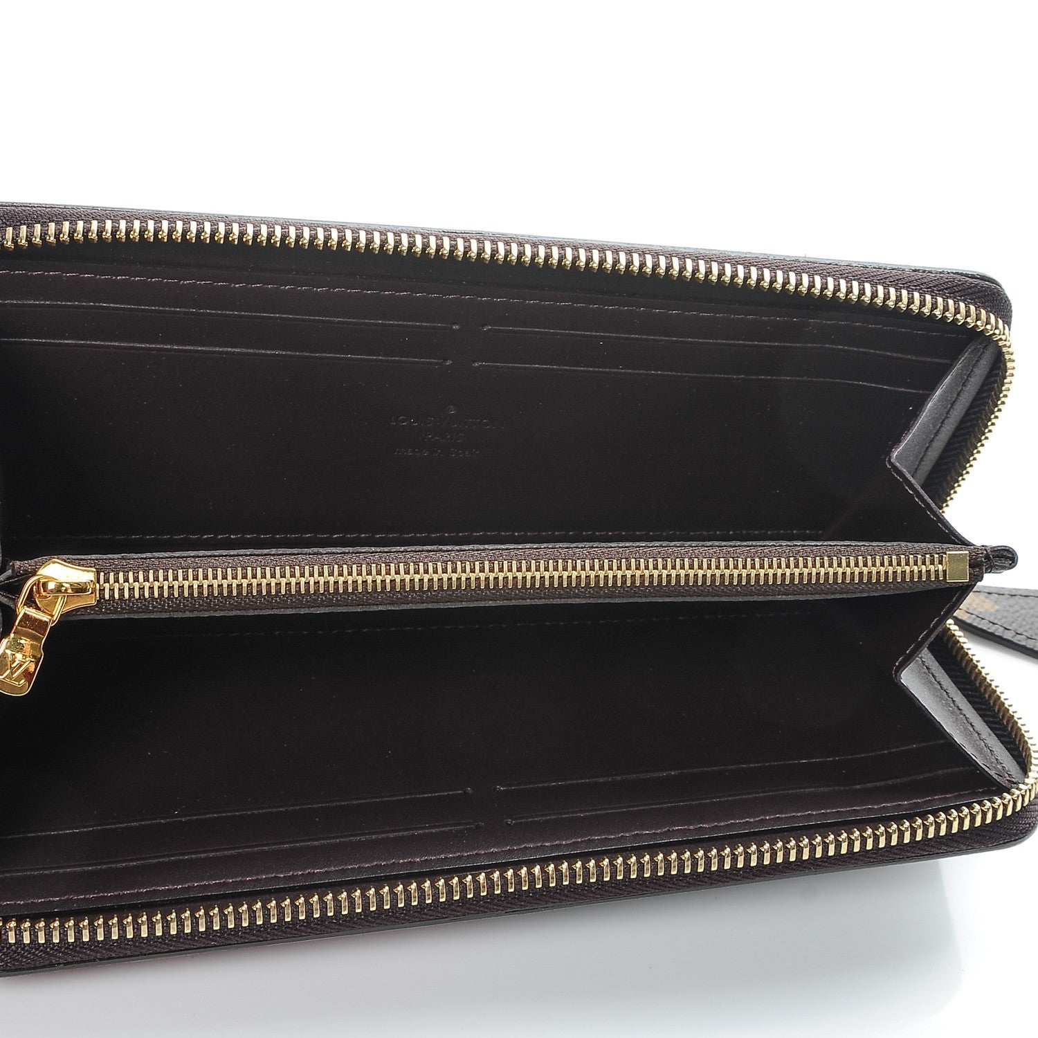 Louis Vuitton Patent Miroir Clemence Wallet Magenta Black 5 of 7