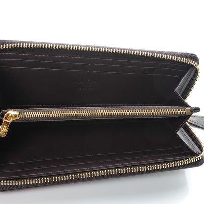 Louis Vuitton Patent Miroir Clemence Wallet Magenta Black 5 of 7
