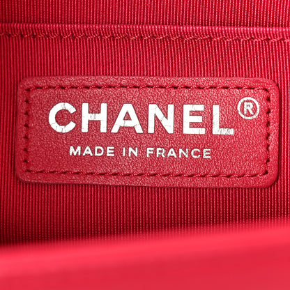 Chanel Calfskin Quilted Small Boy Flap Dark Pink 6 of 11