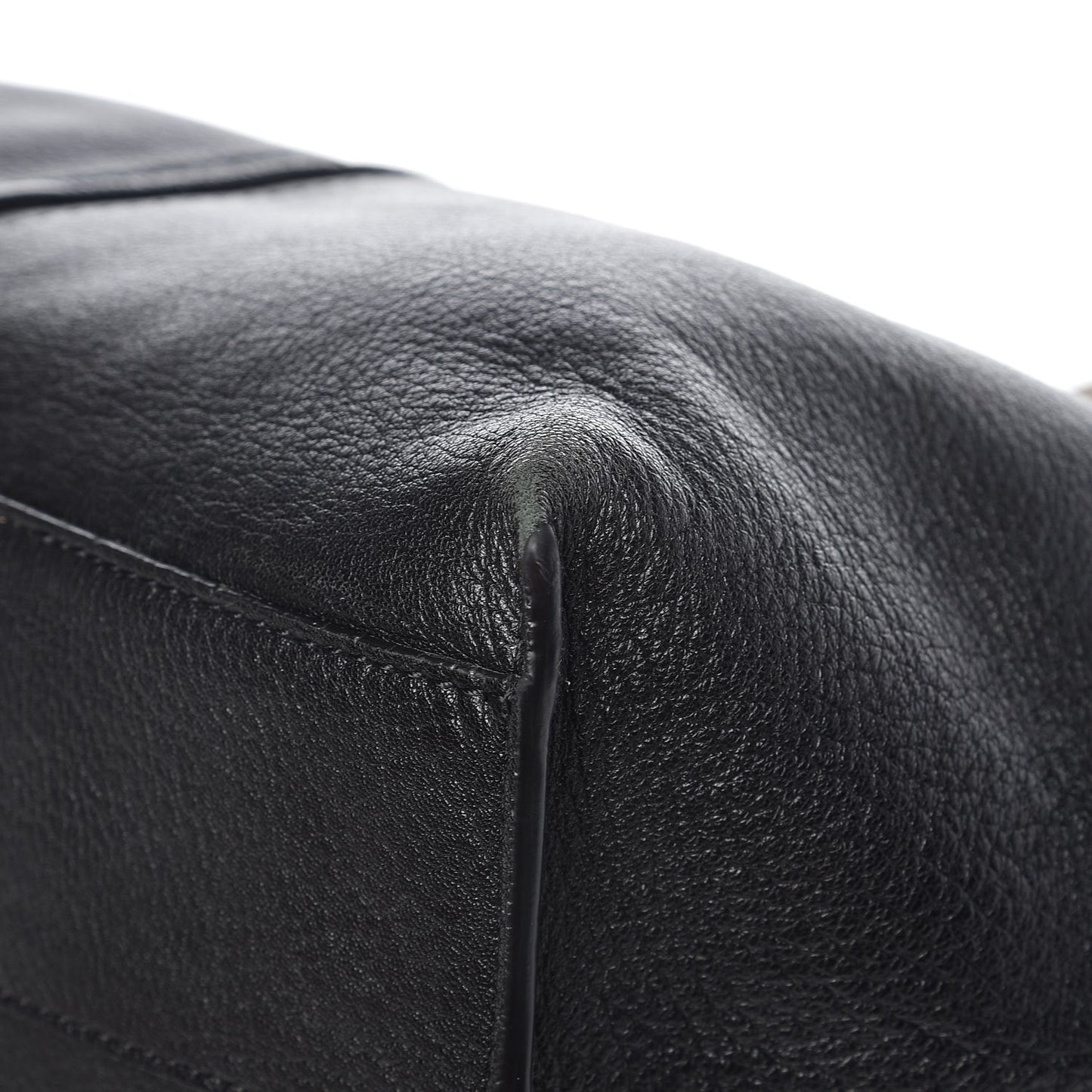 Grained Lambskin Keri Tote Black