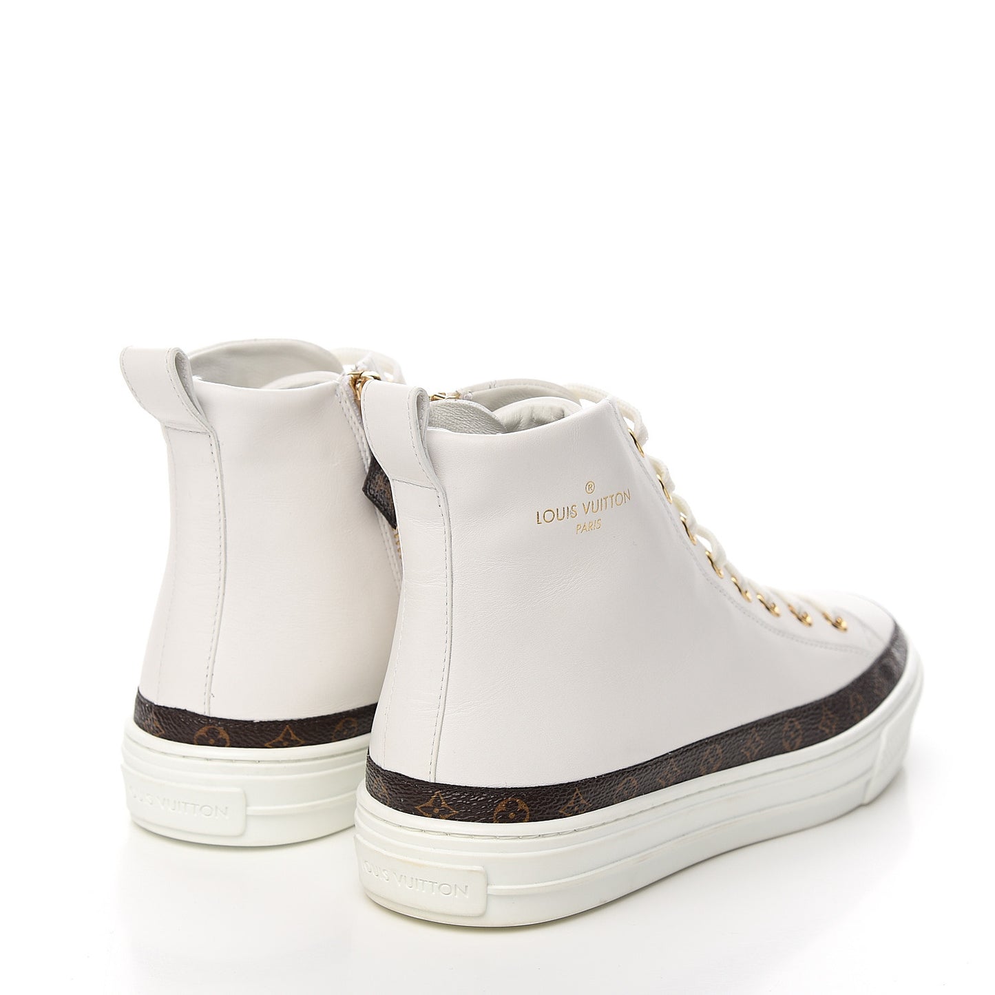 Monogram Stellar Sneaker Boots 37 White