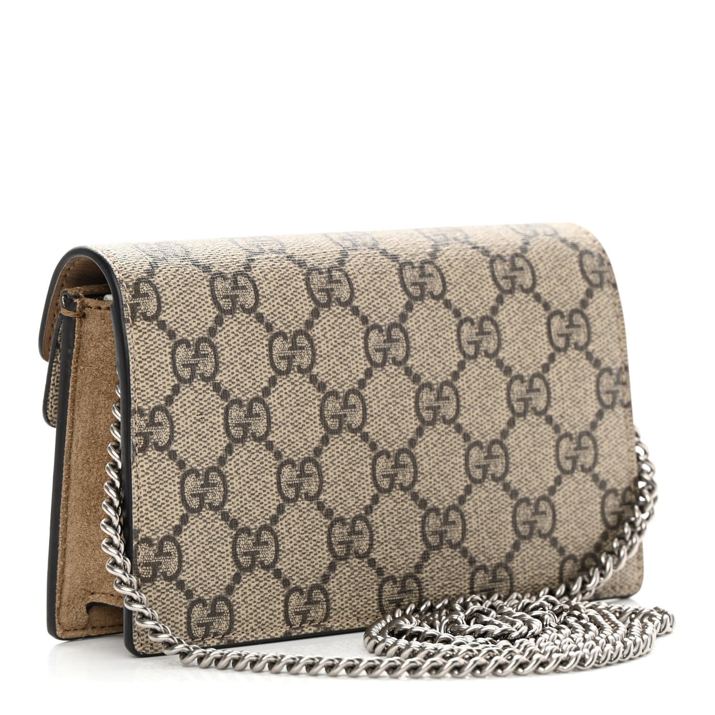 GG Supreme Monogram Super Mini Dionysus Shoulder Bag Taupe